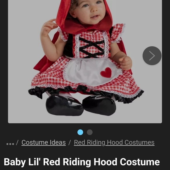 Red Riding Hood Baby Costume - Picture 1 of 2